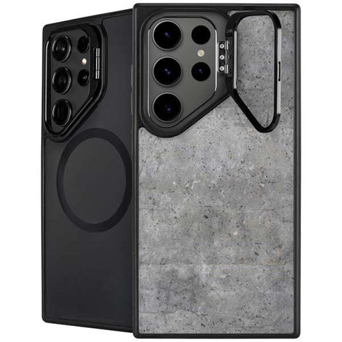 Natural Grey Concrete Galaxy S25 Ultra Kickstand Case